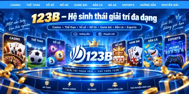 123B 🥇 Trang Chủ Đăng Ký & Tải App 123b.com Chính Thức 7 Giới thiệu tổng quan về 123B – Hệ sinh thái giải trí đa dạng